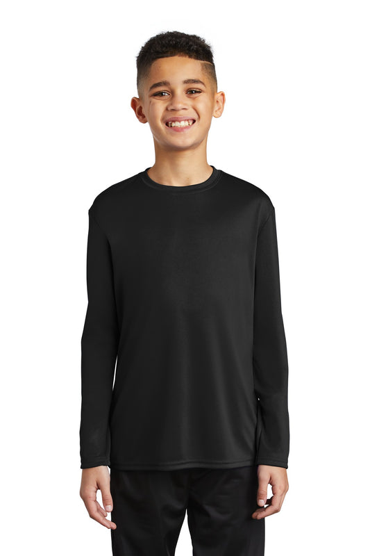 Port & Co   Youth Long Sleeve Performance Tee PC380YLS