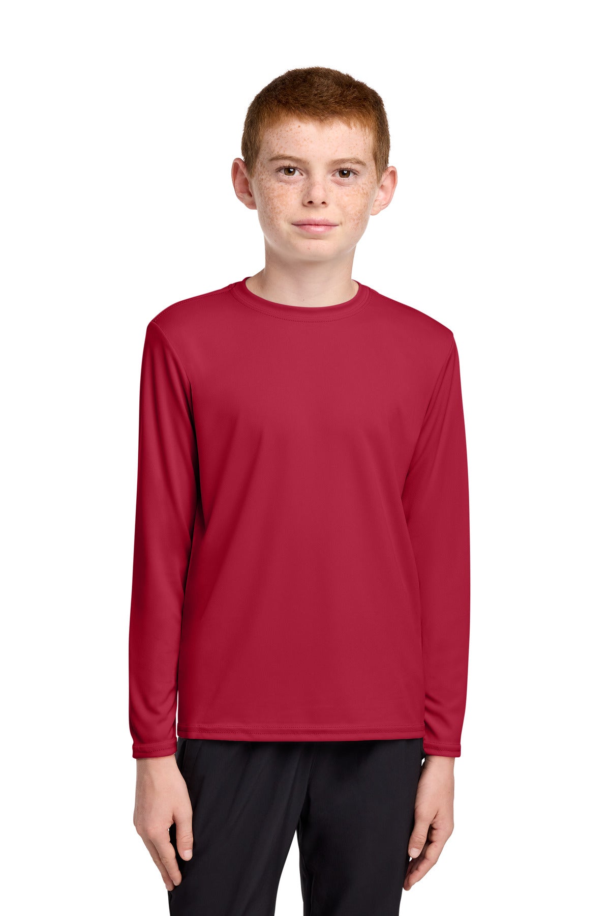 Port & Co   Youth Long Sleeve Performance Tee PC380YLS