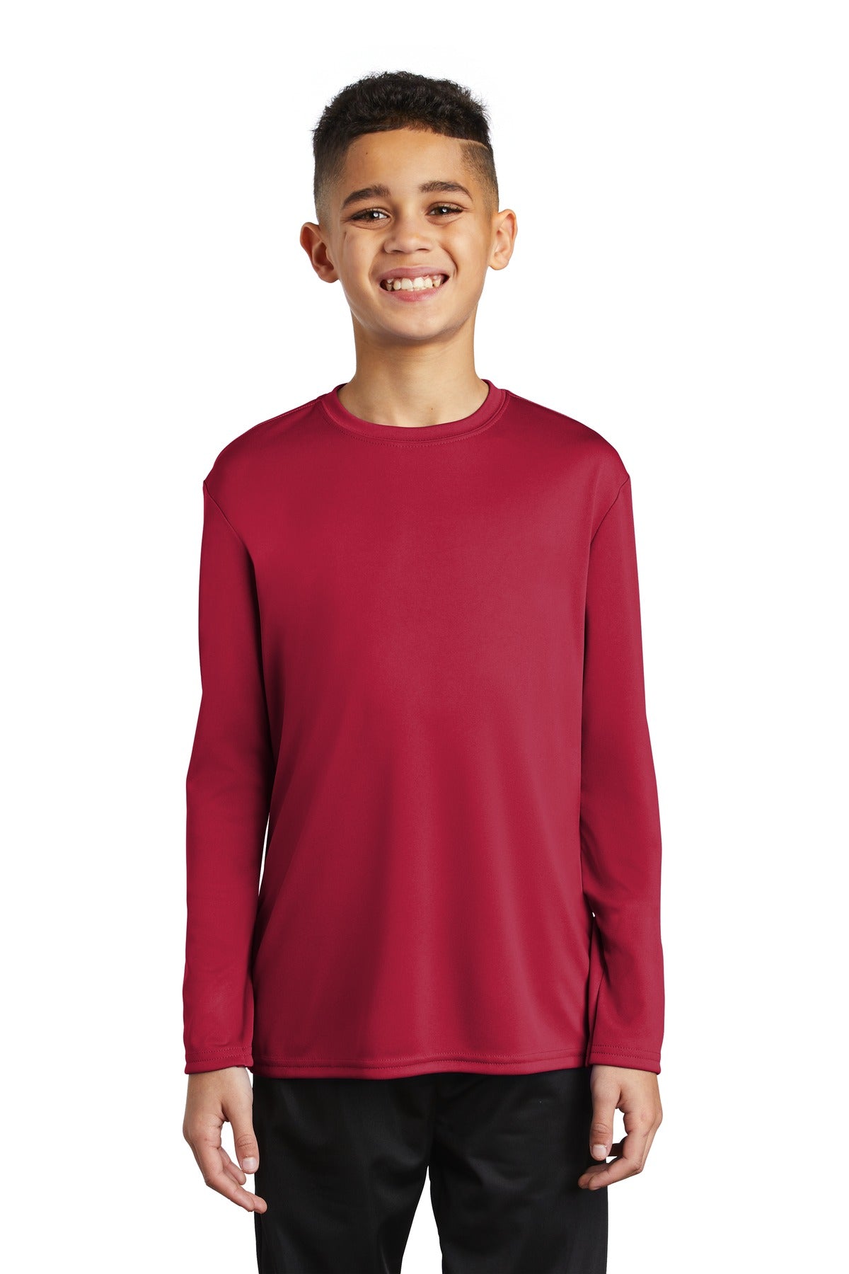 Port & Co   Youth Long Sleeve Performance Tee PC380YLS