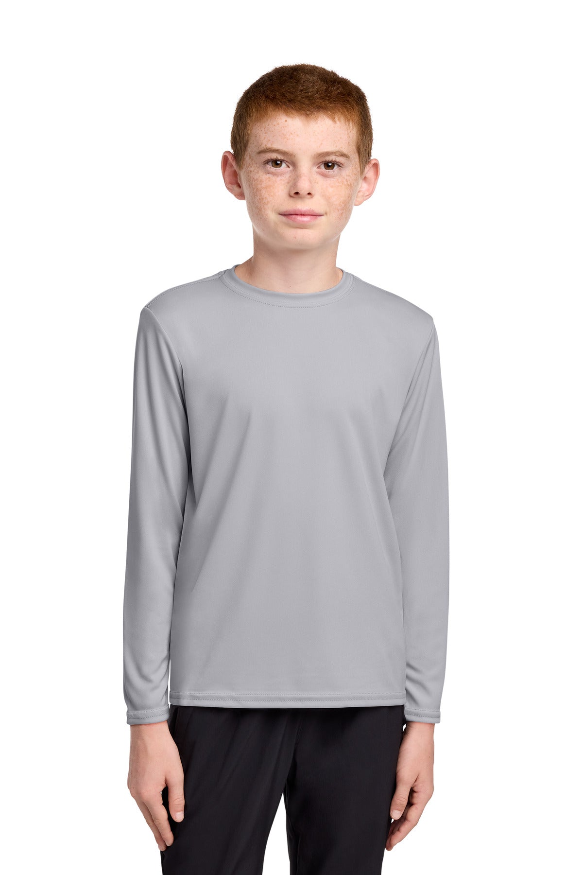 Port & Co   Youth Long Sleeve Performance Tee PC380YLS