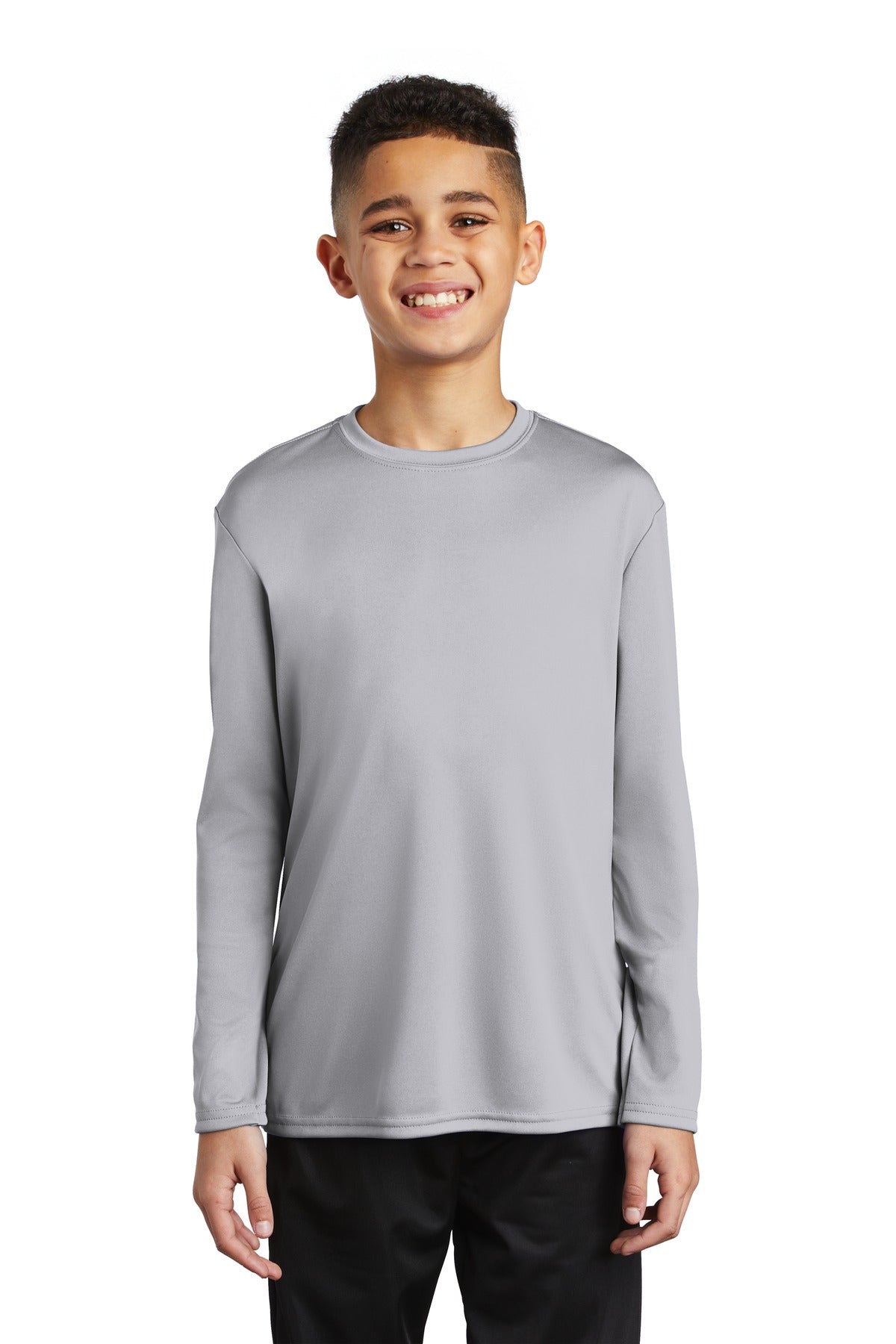 Port & Co   Youth Long Sleeve Performance Tee PC380YLS