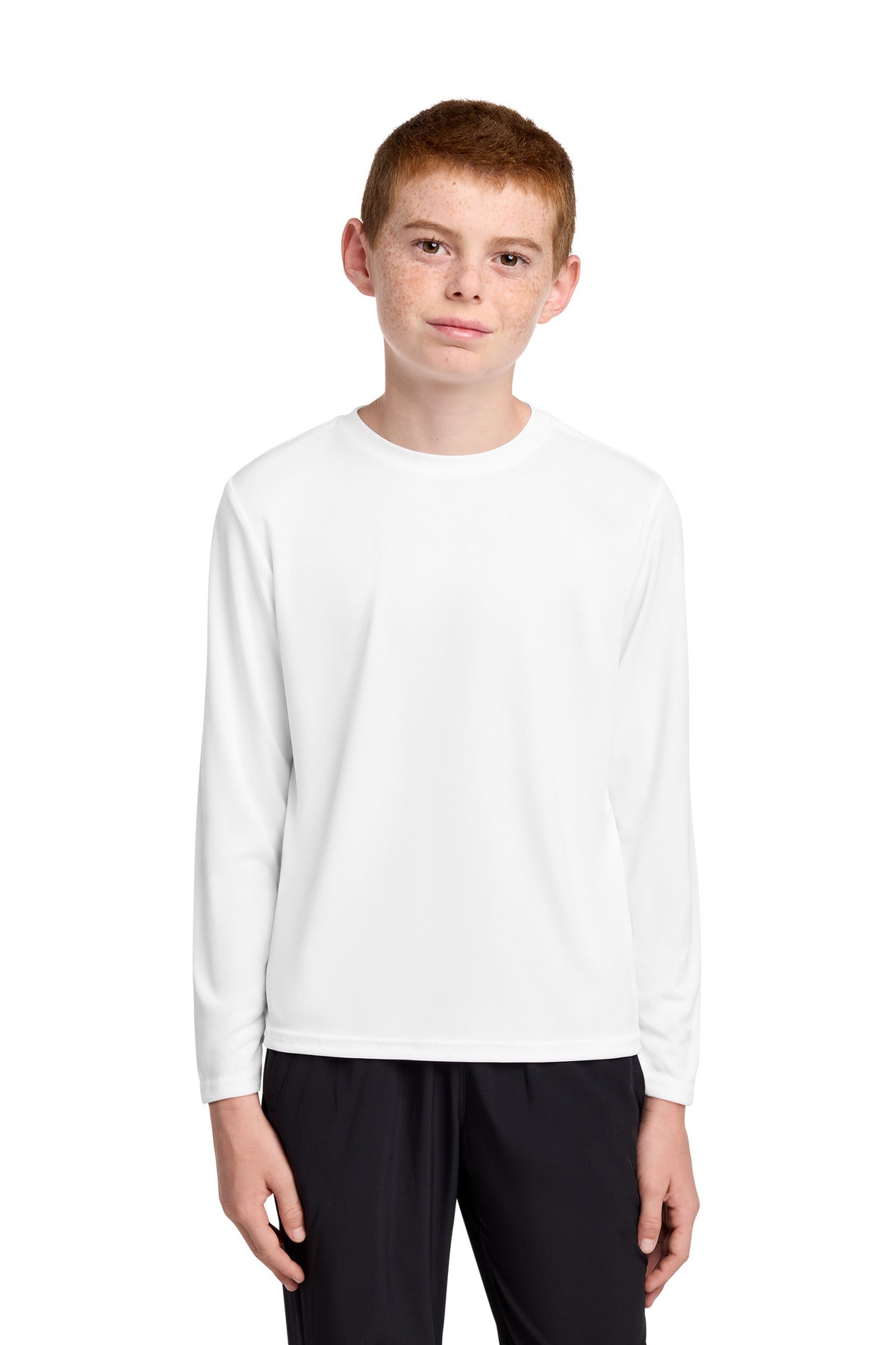 Port & Co   Youth Long Sleeve Performance Tee PC380YLS