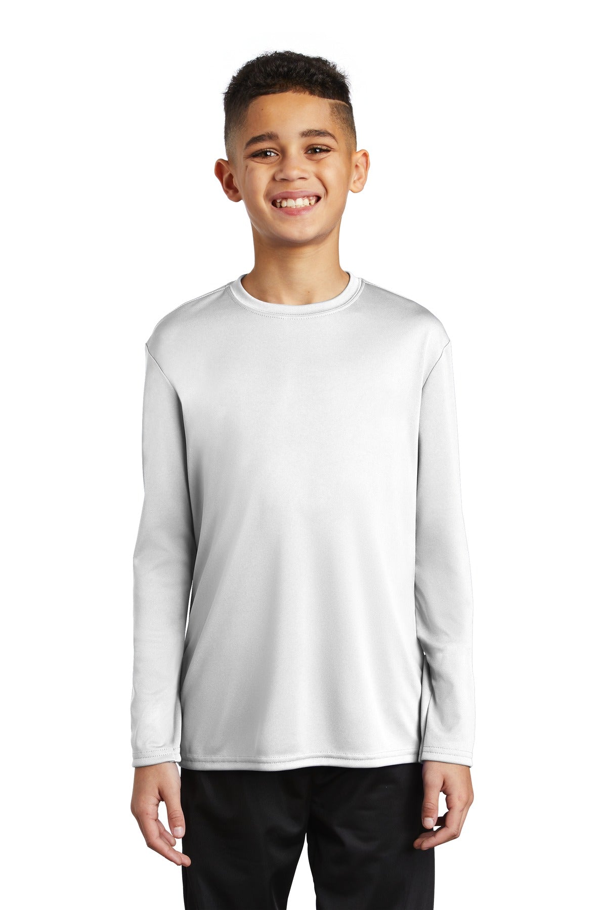 Port & Co   Youth Long Sleeve Performance Tee PC380YLS