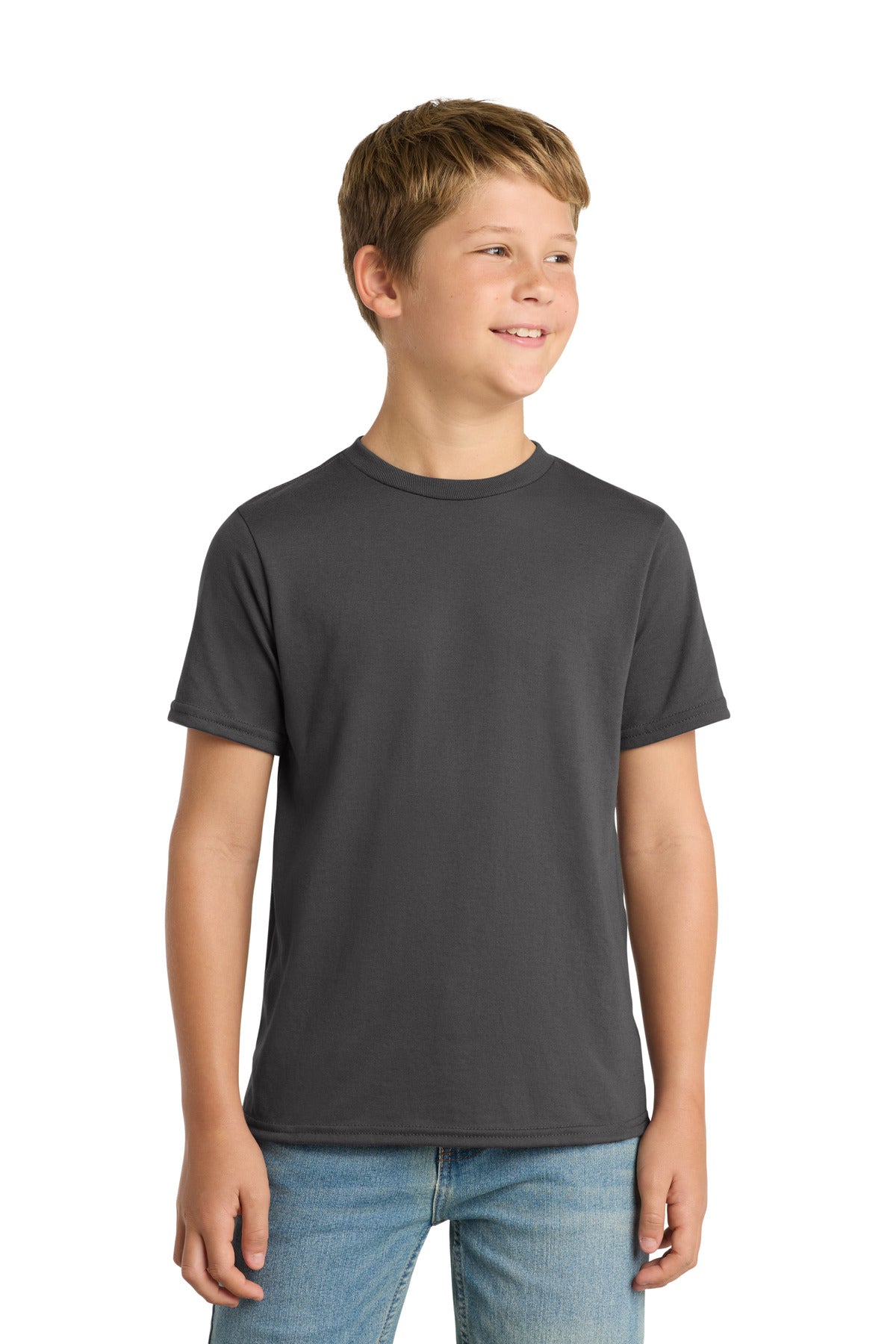 Port & Co ®  Youth Performance Blend Tee. PC381Y | Add Your Logo