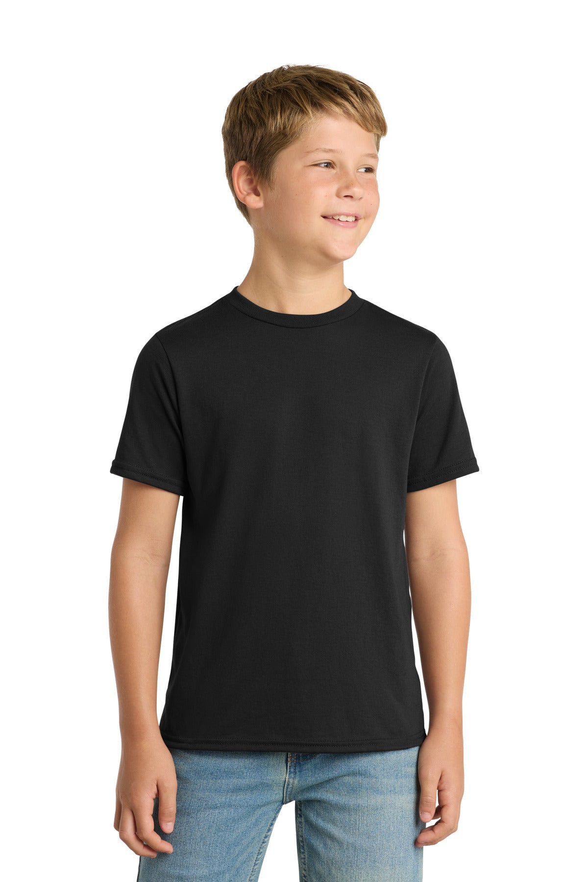 Port & Co ®  Youth Performance Blend Tee. PC381Y | Add Your Logo