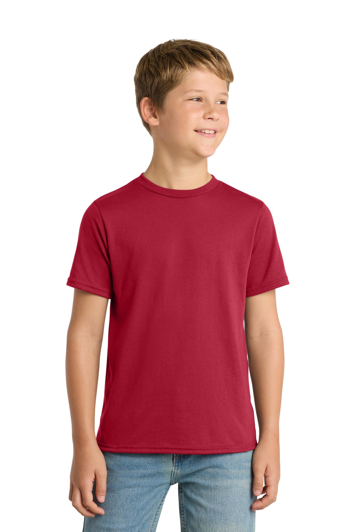 Port & Co ®  Youth Performance Blend Tee. PC381Y | Add Your Logo