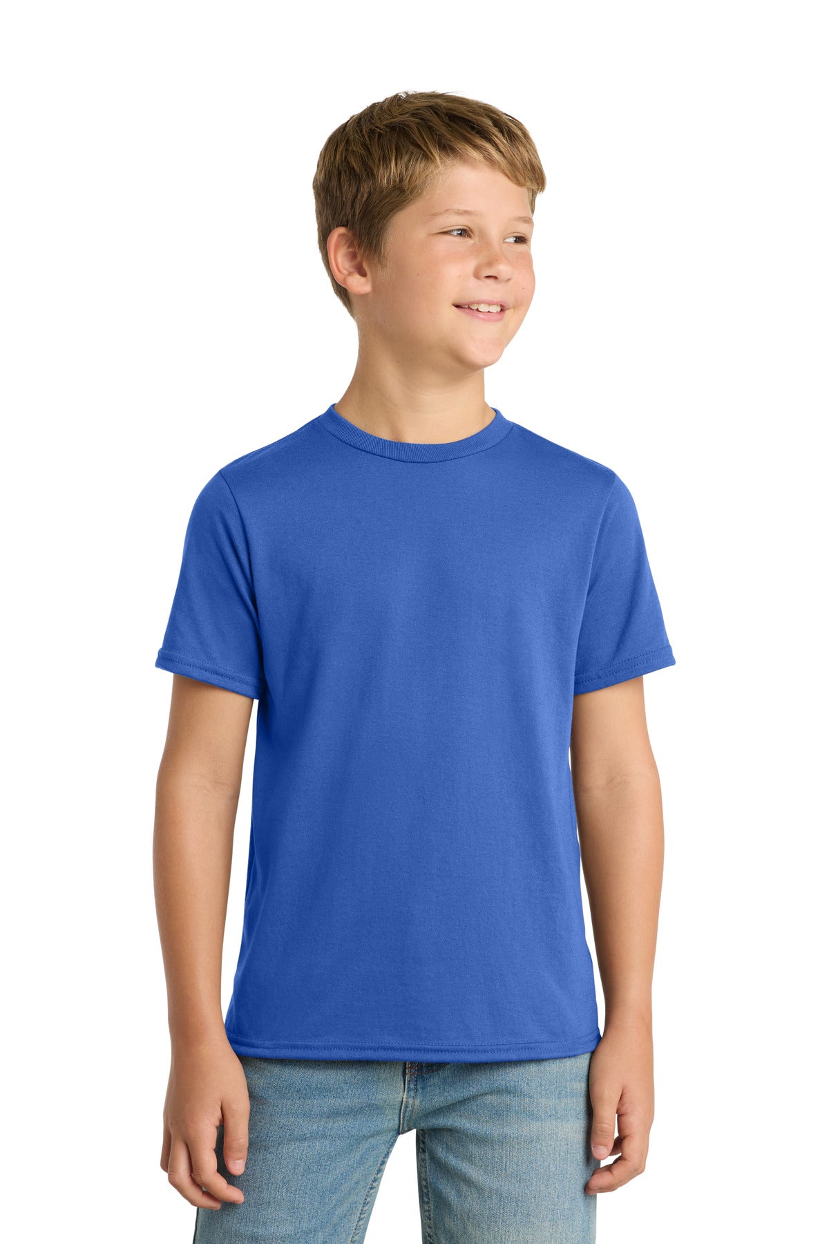 Port & Co ®  Youth Performance Blend Tee. PC381Y | Add Your Logo