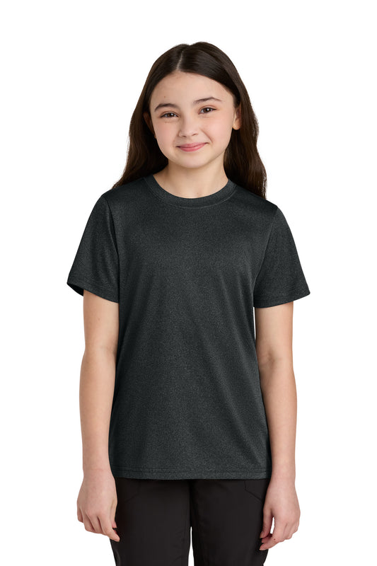 Port & Co ®  Youth Heather Performance Tee PC390Y | Add Your Logo