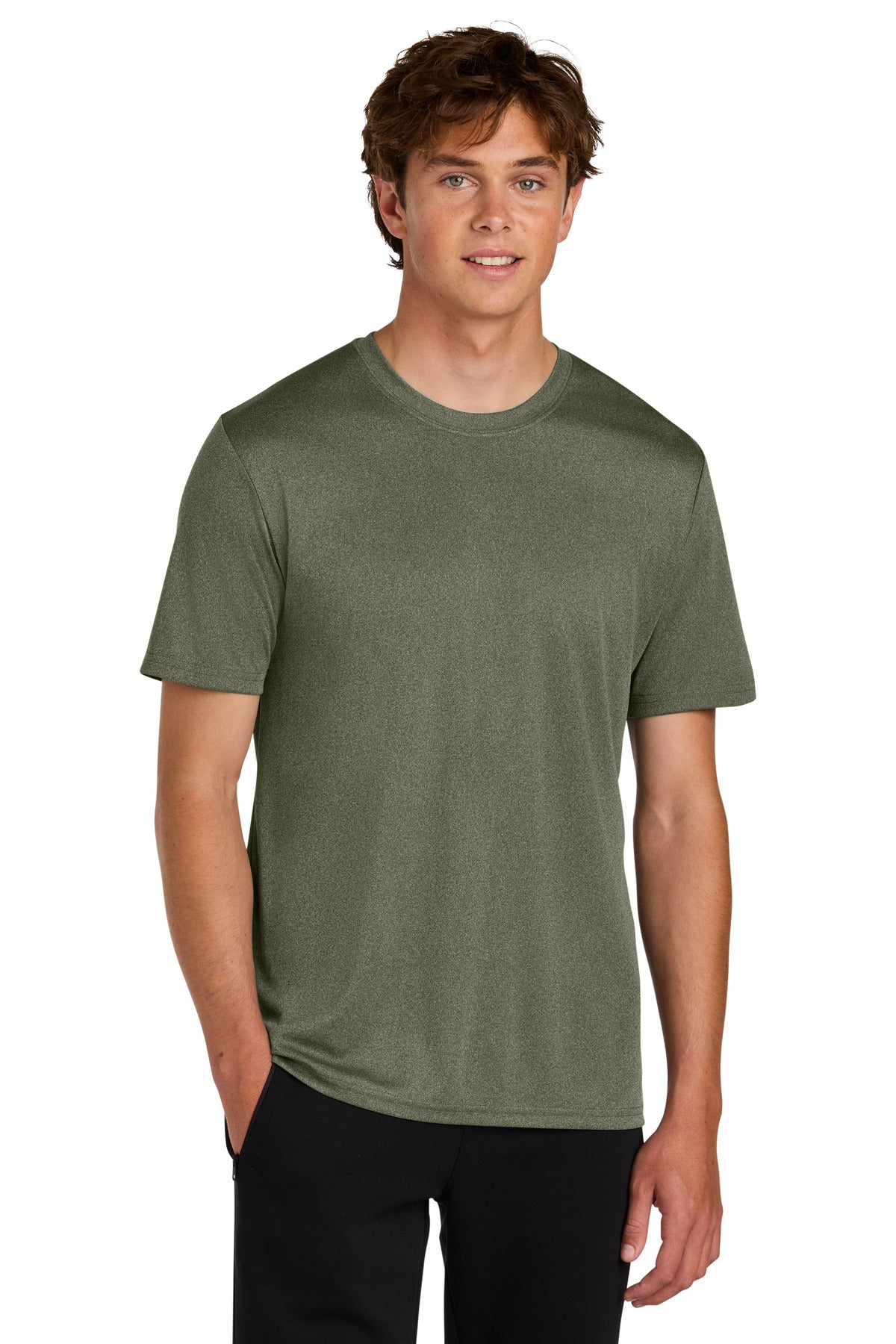 Port & Co ®  Heather Performance Tee PC390 | Add Your Logo