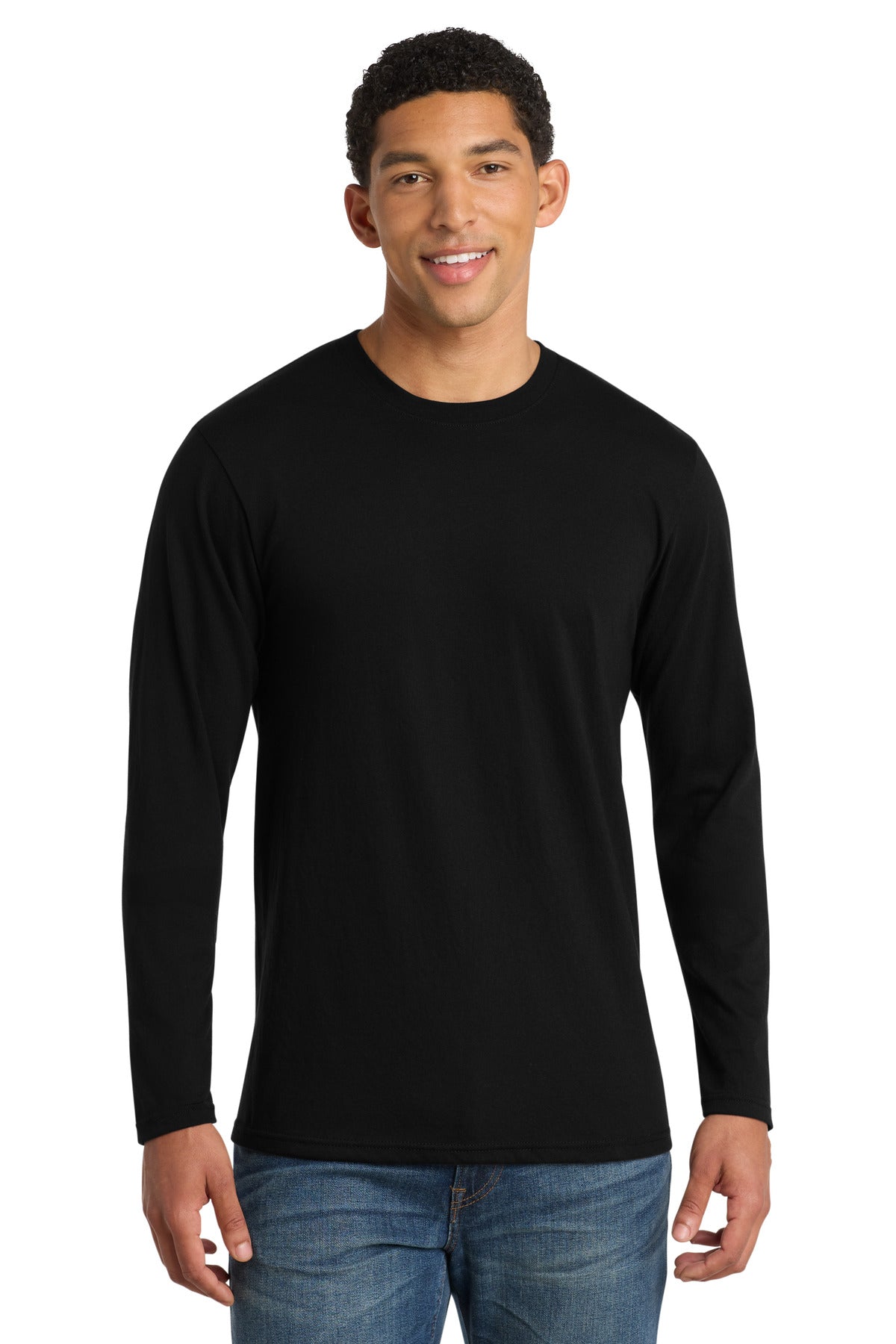Port & Co   Long Sleeve Fan Favorite    Blend Tee. PC455LS