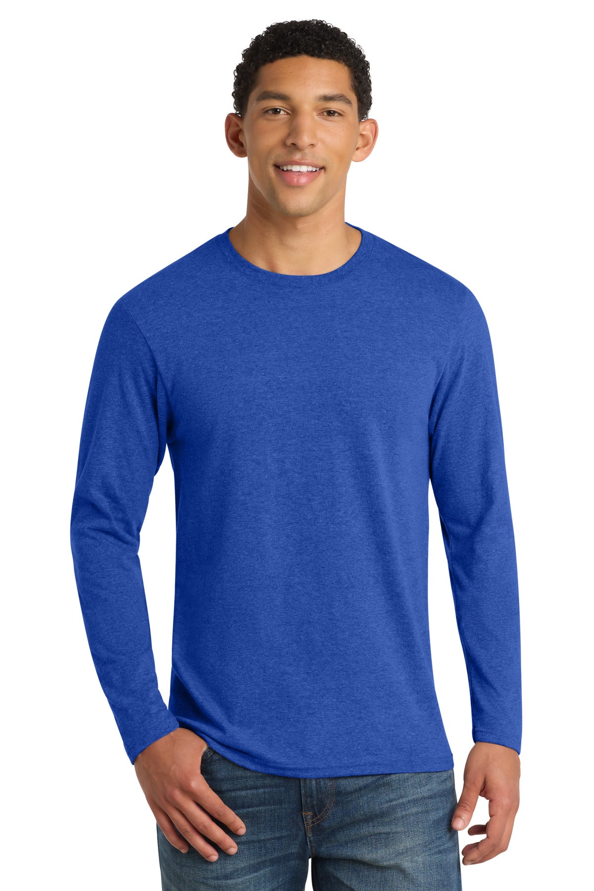 Port & Co   Long Sleeve Fan Favorite    Blend Tee. PC455LS