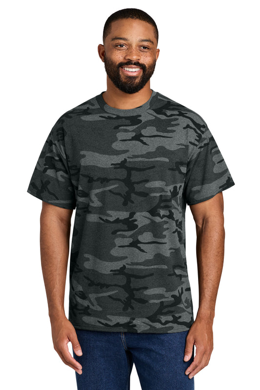Port & Co   Core Cotton Camo Tee.  PC54C