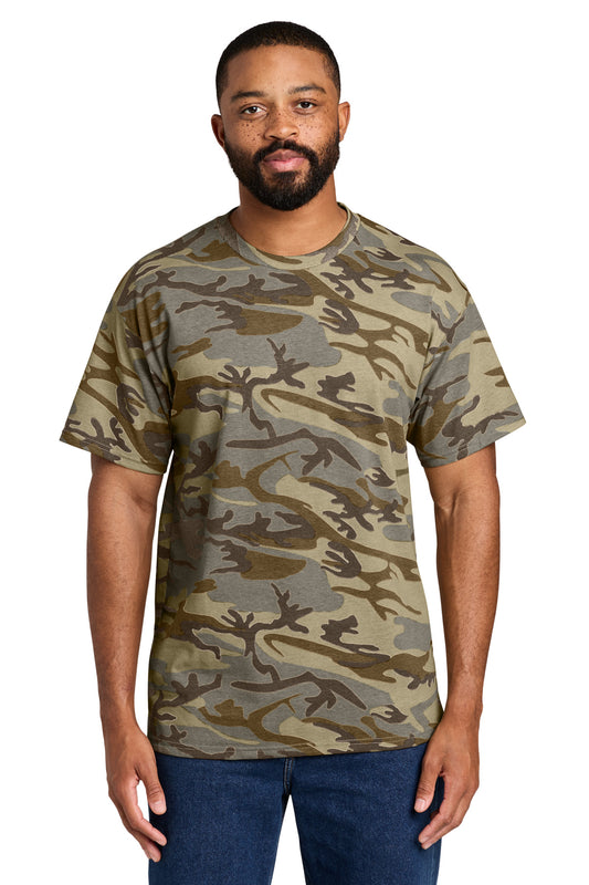 Port & Co   Core Cotton Camo Tee.  PC54C