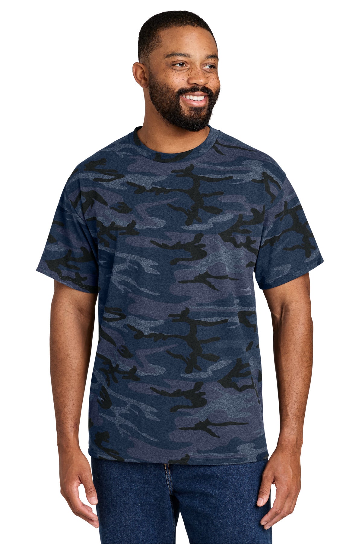 Port & Co   Core Cotton Camo Tee.  PC54C