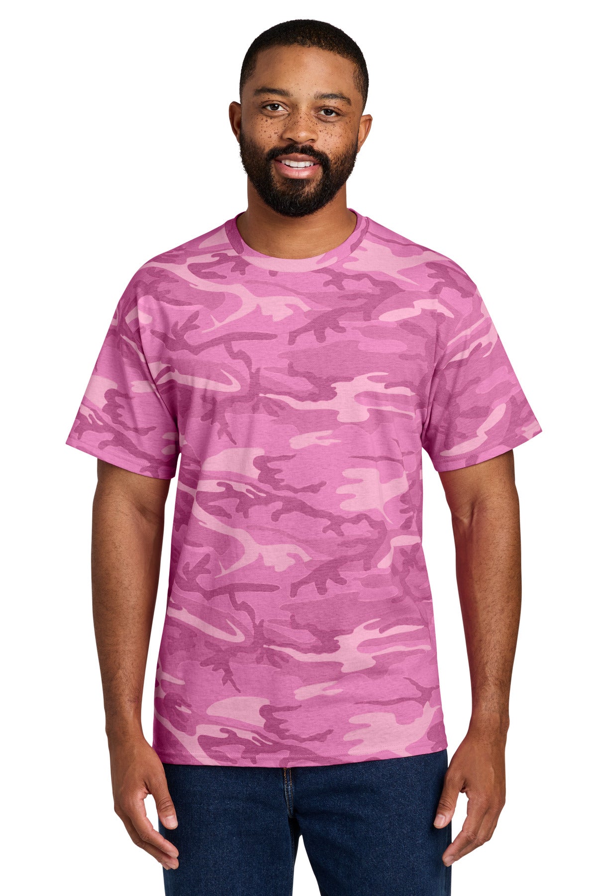 Port & Co   Core Cotton Camo Tee.  PC54C
