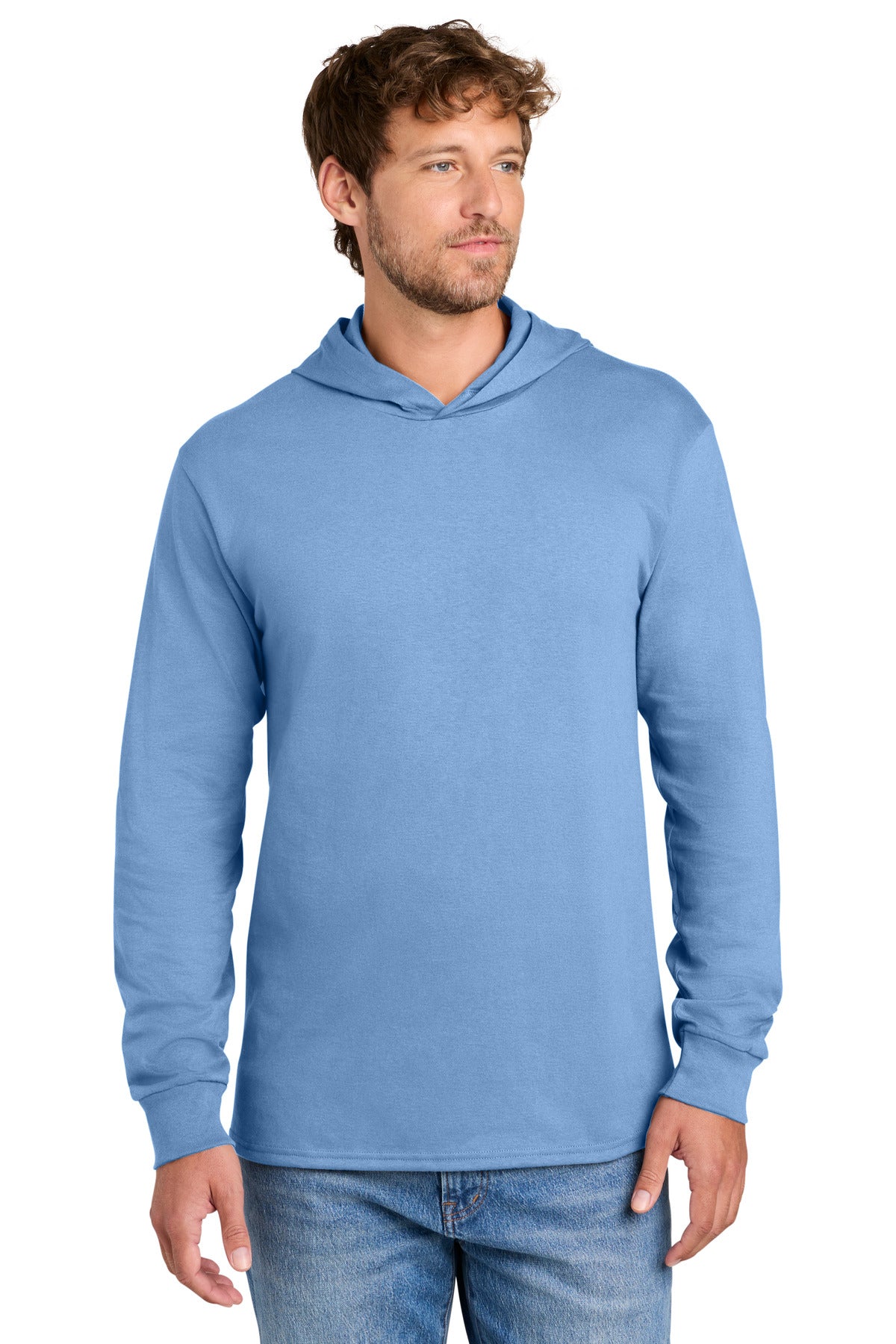 Port & Co   Core Cotton Pullover Hooded Tee PC54H