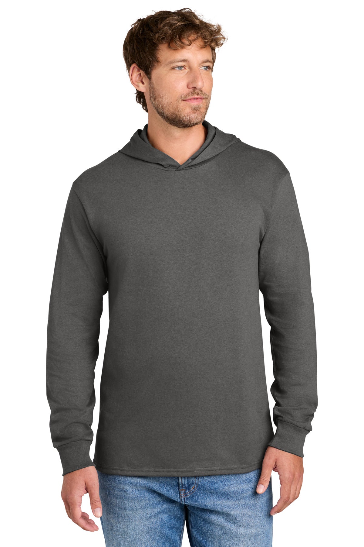 Port & Co   Core Cotton Pullover Hooded Tee PC54H