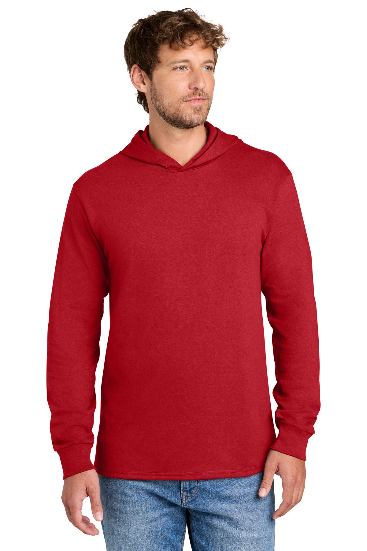 Port & Co   Core Cotton Pullover Hooded Tee PC54H