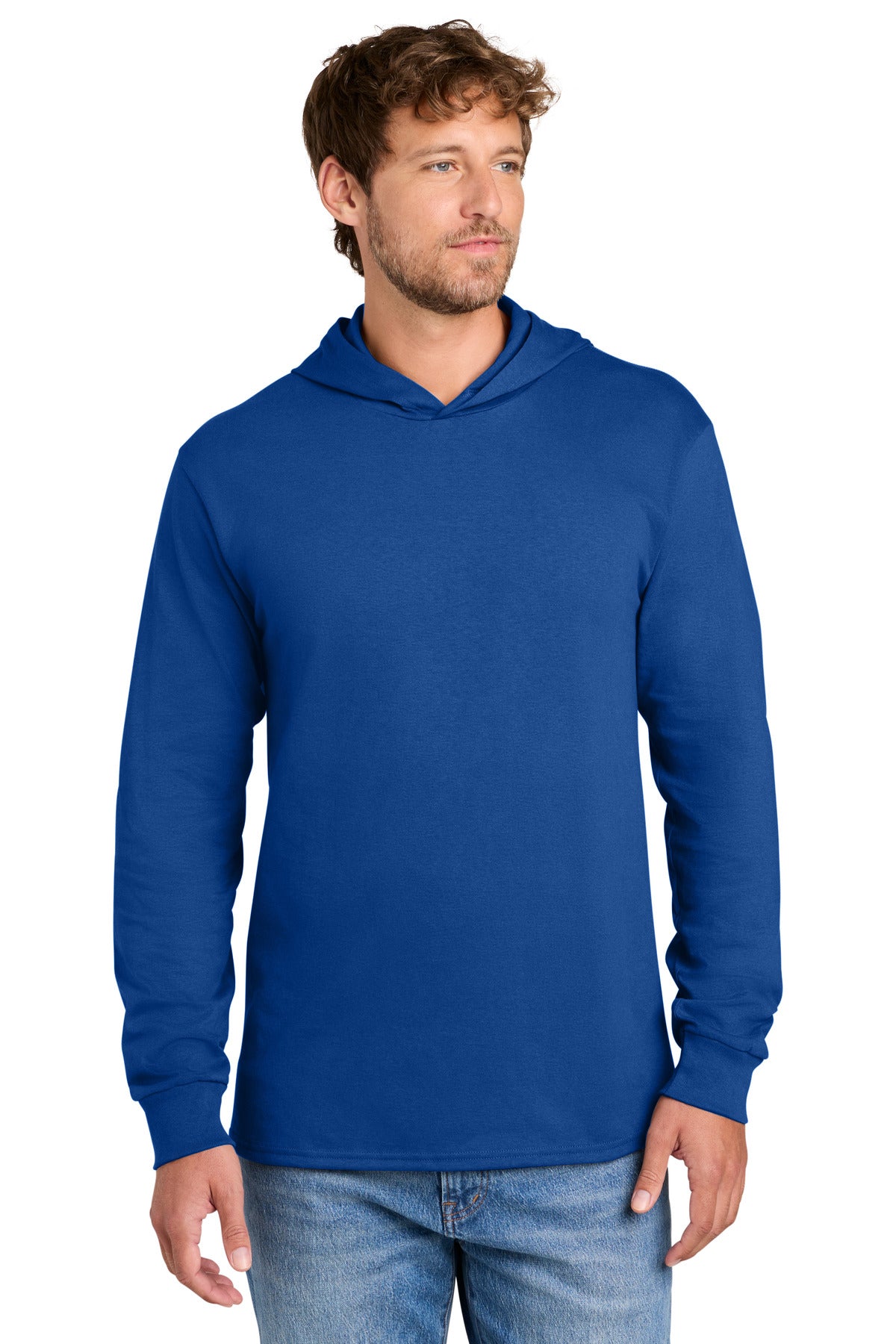 Port & Co   Core Cotton Pullover Hooded Tee PC54H