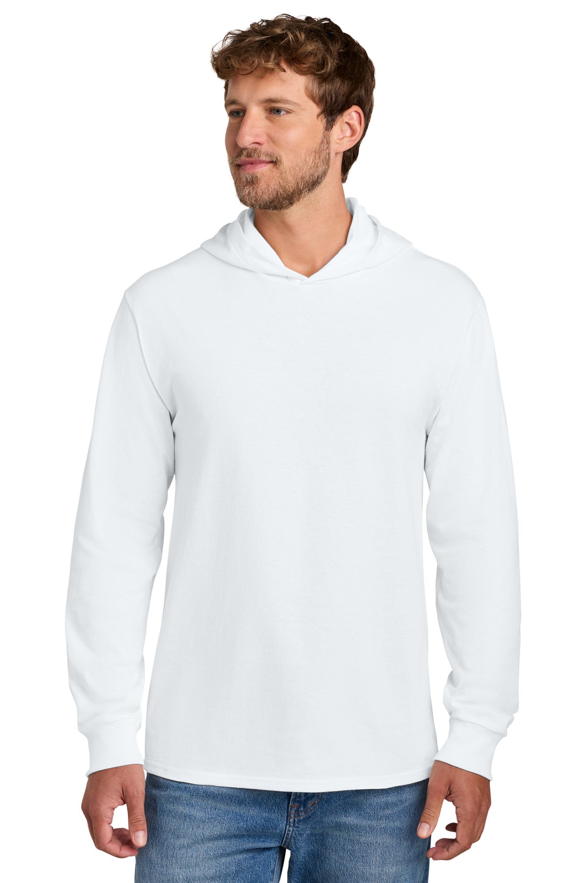Port & Co   Core Cotton Pullover Hooded Tee PC54H