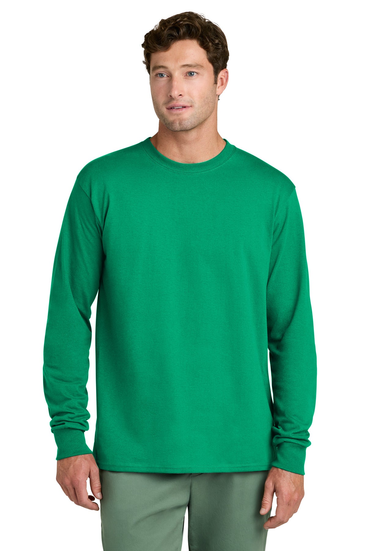 Port & Co   Long Sleeve Core Cotton Tee. PC54LS