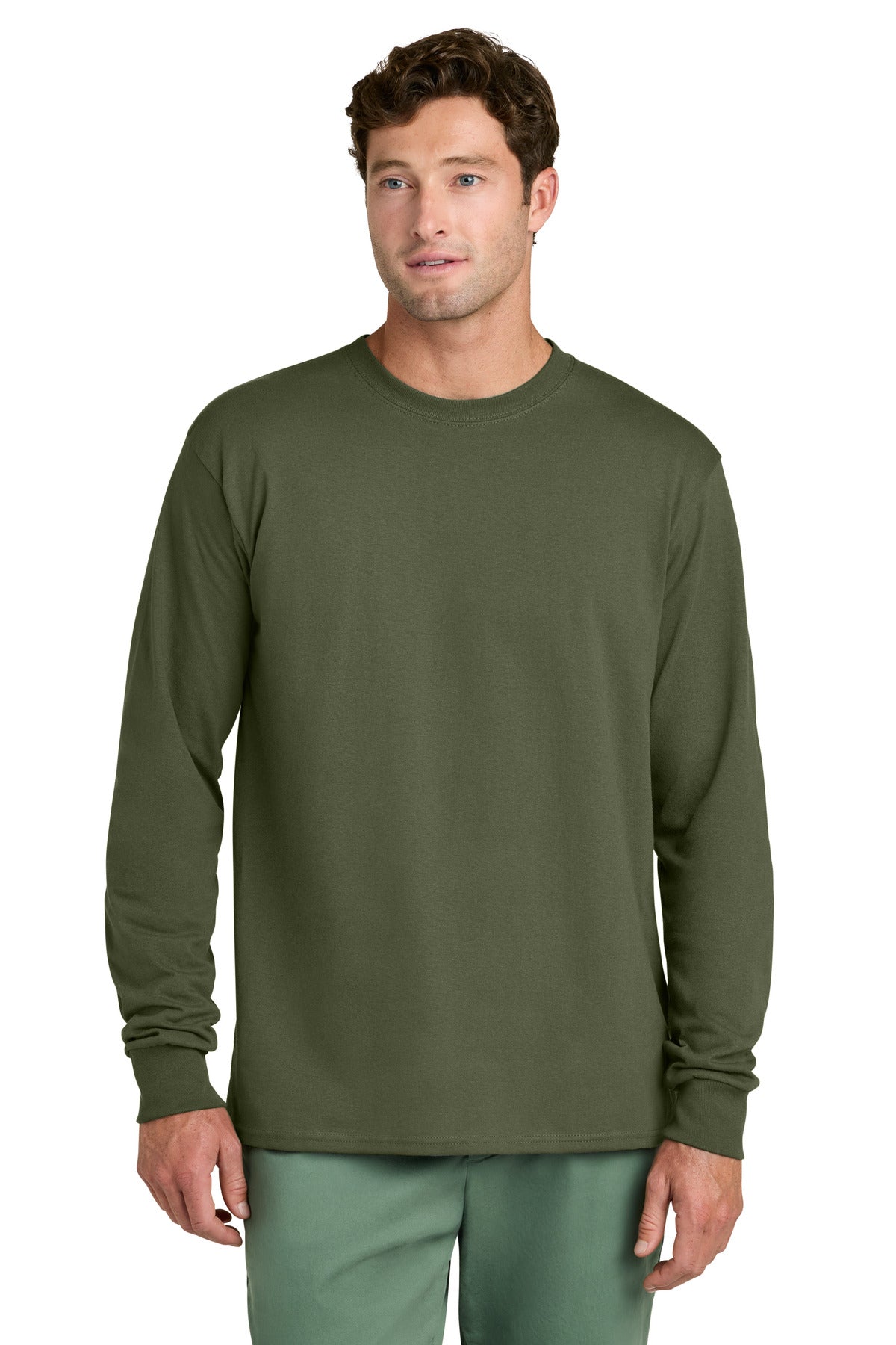 Port & Co   Long Sleeve Core Cotton Tee. PC54LS