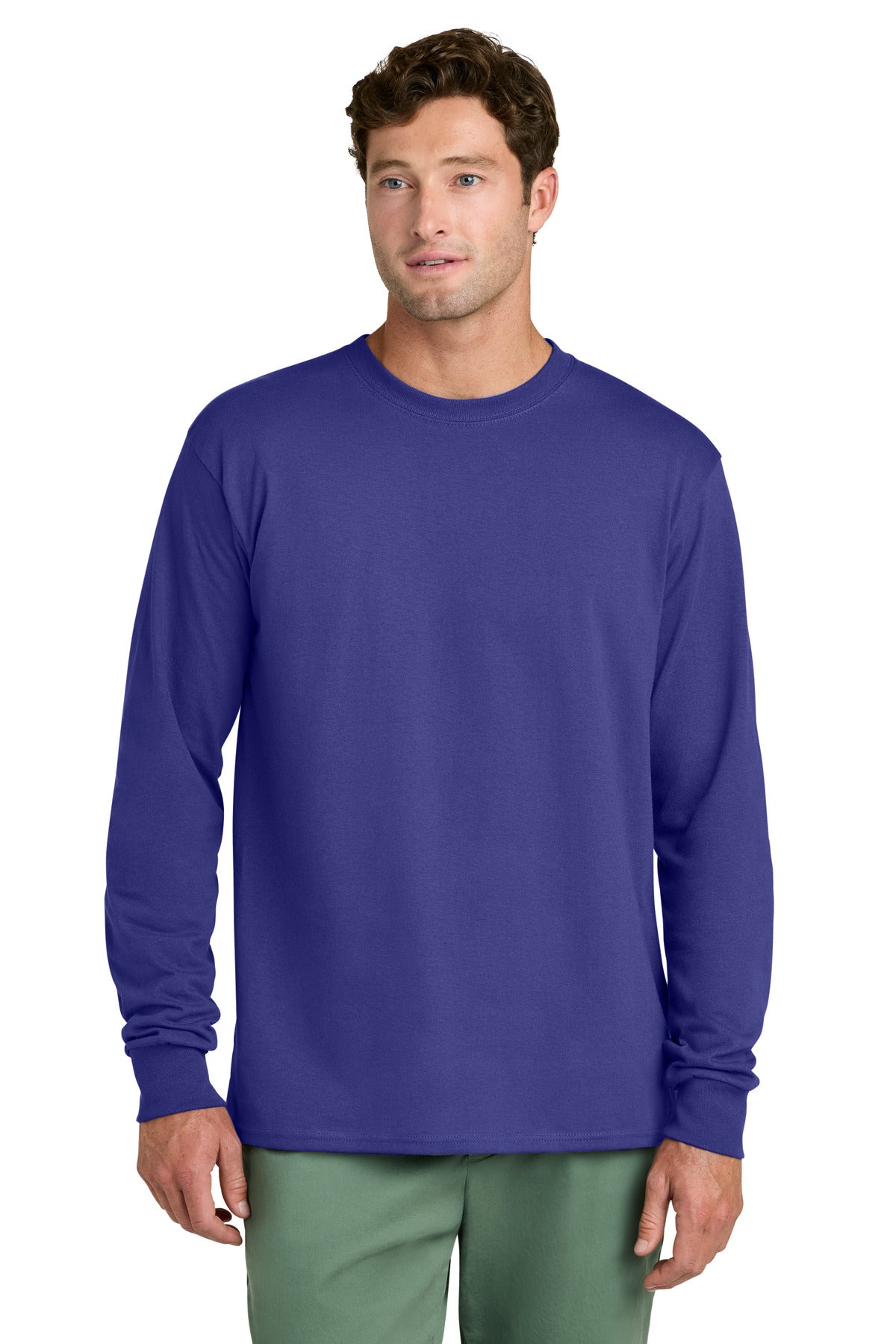 Port & Co   Long Sleeve Core Cotton Tee. PC54LS