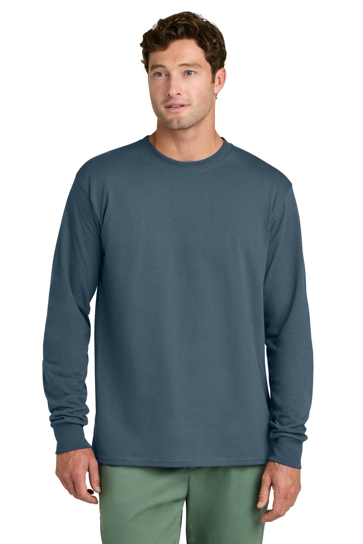 Port & Co   Long Sleeve Core Cotton Tee. PC54LS