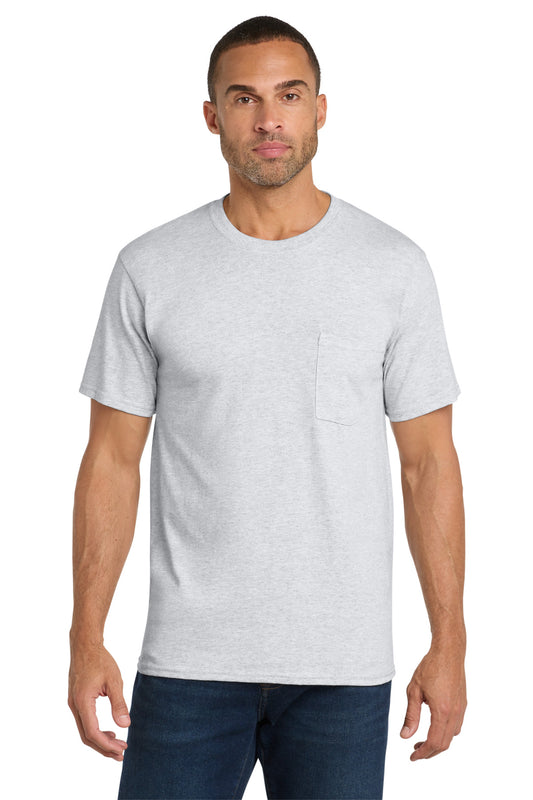 Port & Co   Core Cotton Pocket Tee. PC54P