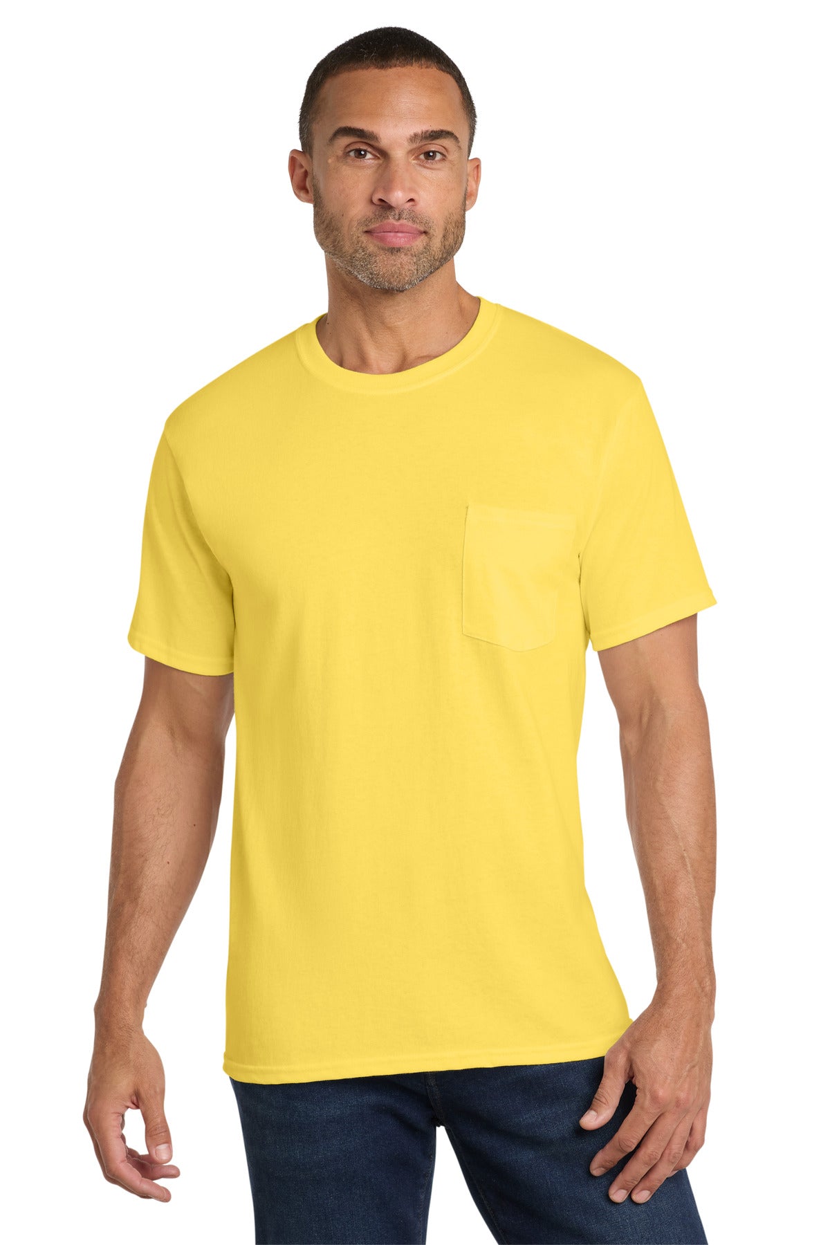 Port & Co   Core Cotton Pocket Tee. PC54P