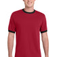 Port & Co   Core Cotton Ringer Tee.  PC54R