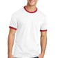 Port & Co   Core Cotton Ringer Tee.  PC54R