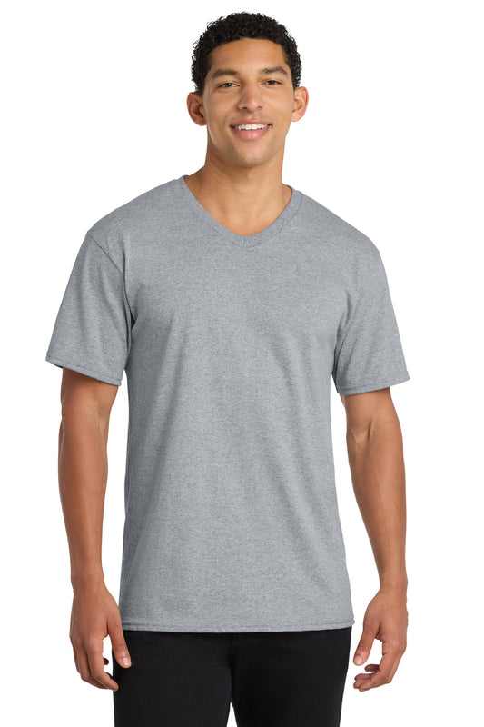 Port & Co   Core Cotton V-Neck Tee. PC54V