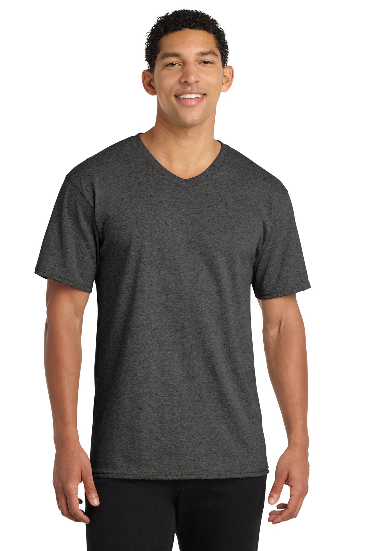 Port & Co   Core Cotton V-Neck Tee. PC54V