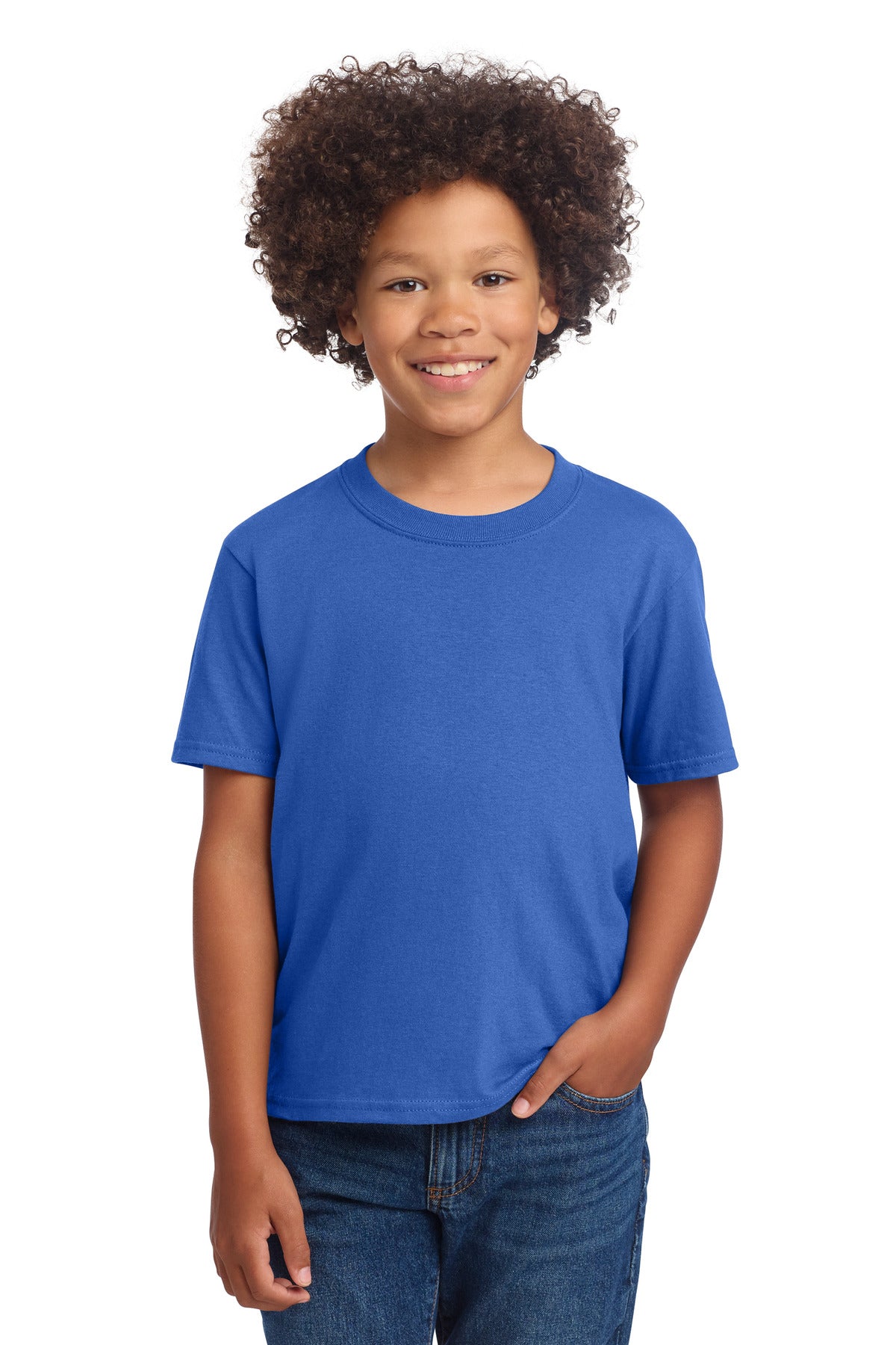 Port & Co   Youth Core Cotton DTG Tee PC54YDTG
