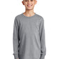 Port & Co   Youth Long Sleeve Core Cotton Tee. PC54YLS