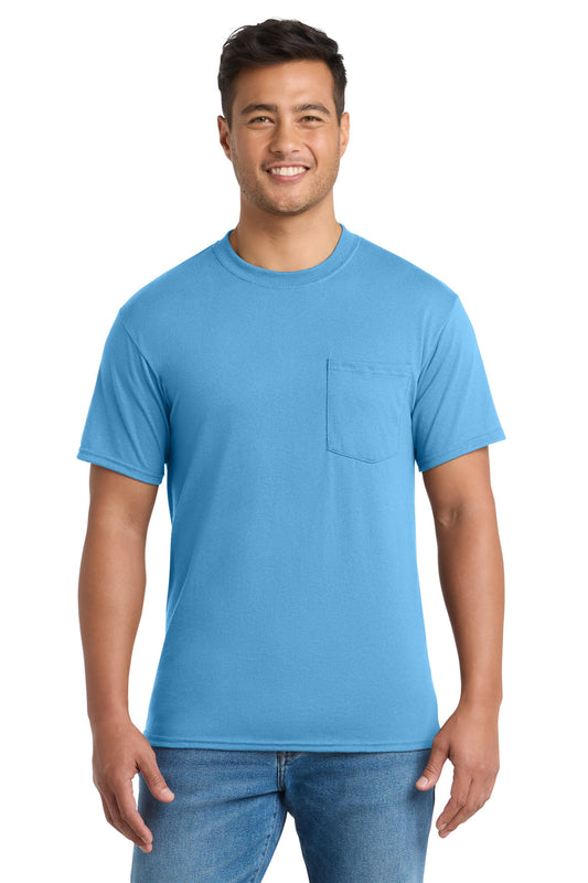 Port & Co   Core Blend Pocket Tee. PC55P