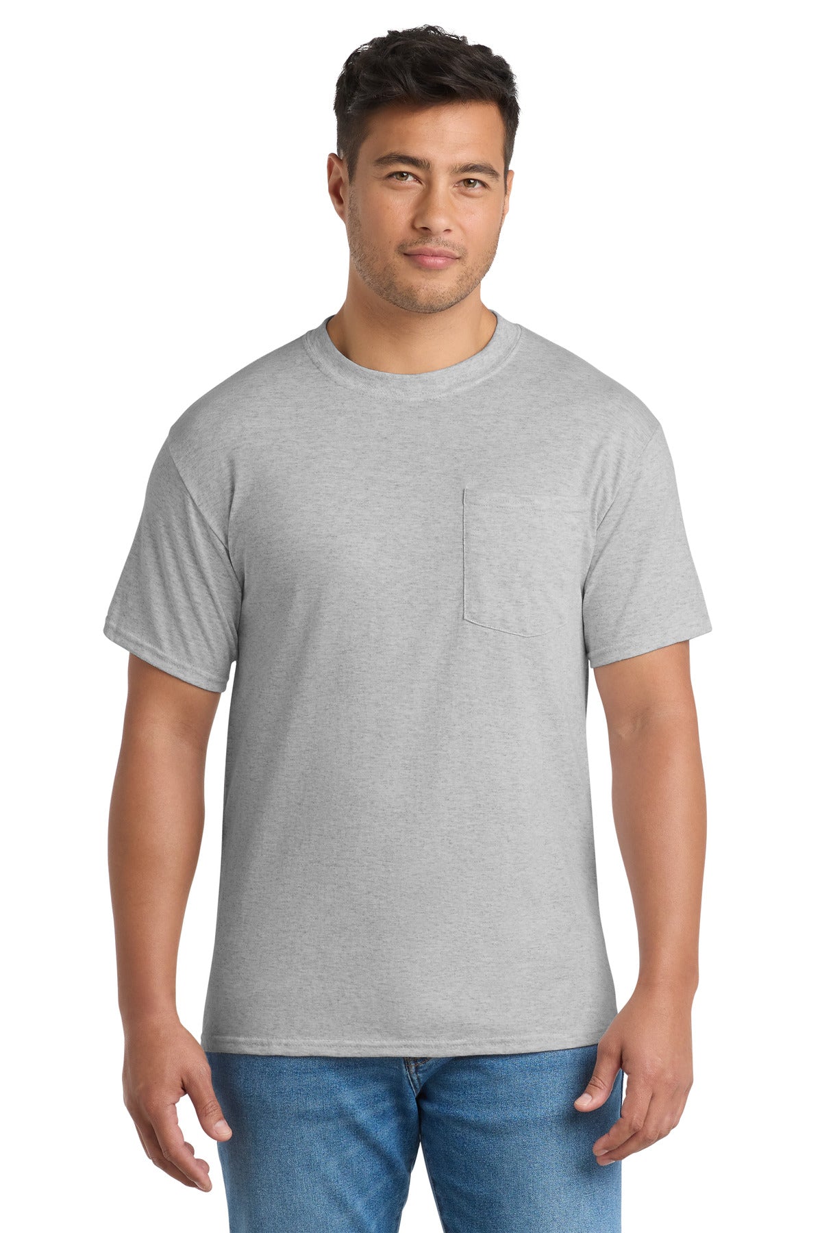 Port & Co   Core Blend Pocket Tee. PC55P