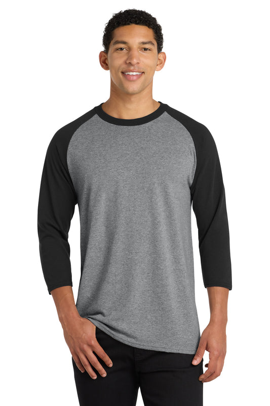 Port & Co   Core Blend 3/4-Sleeve Raglan Tee. PC55RS