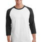Port & Co   Core Blend 3/4-Sleeve Raglan Tee. PC55RS