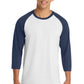 Port & Co   Core Blend 3/4-Sleeve Raglan Tee. PC55RS
