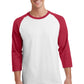 Port & Co   Core Blend 3/4-Sleeve Raglan Tee. PC55RS