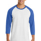 Port & Co   Core Blend 3/4-Sleeve Raglan Tee. PC55RS