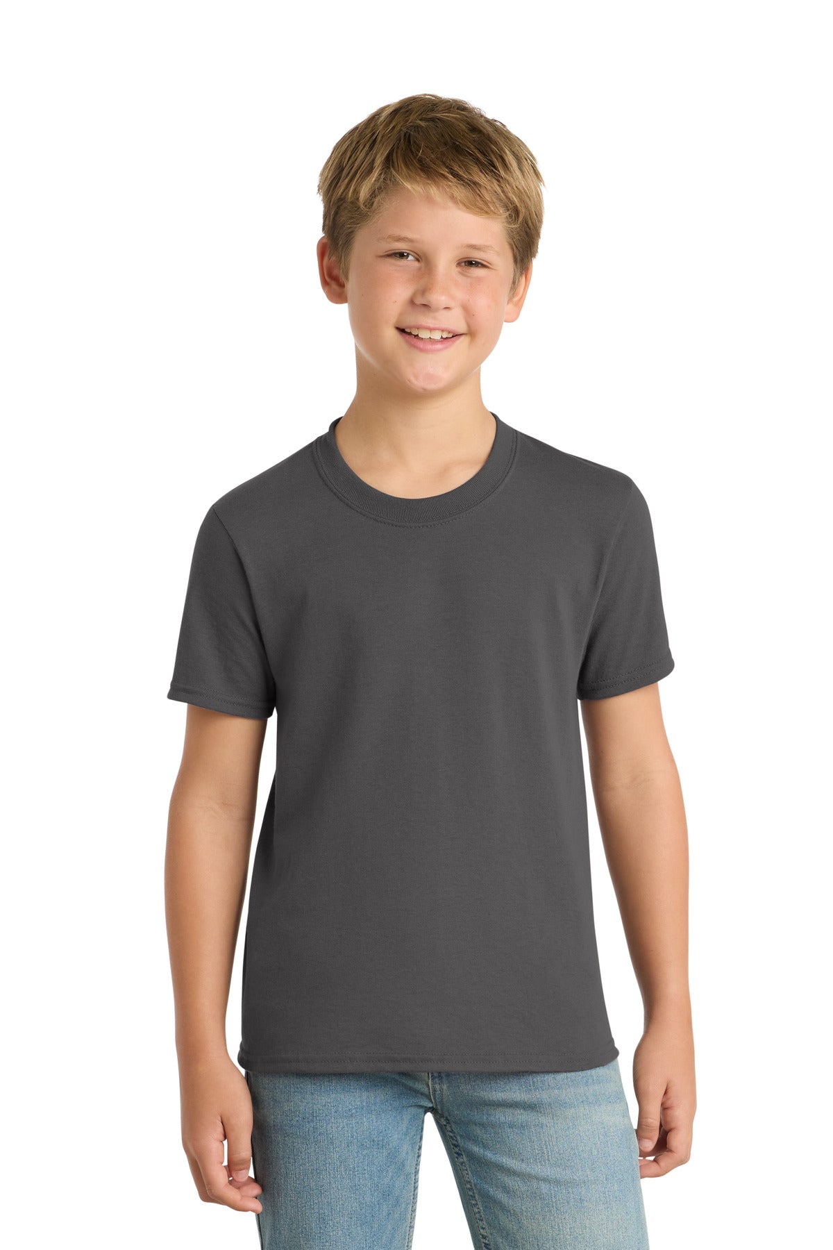 Port & Co   Youth Core Blend Tee.  PC55Y