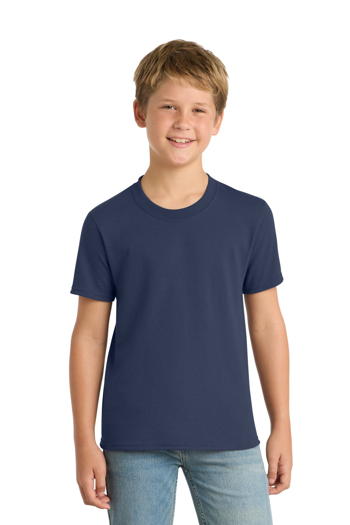 Port & Co   Youth Core Blend Tee.  PC55Y