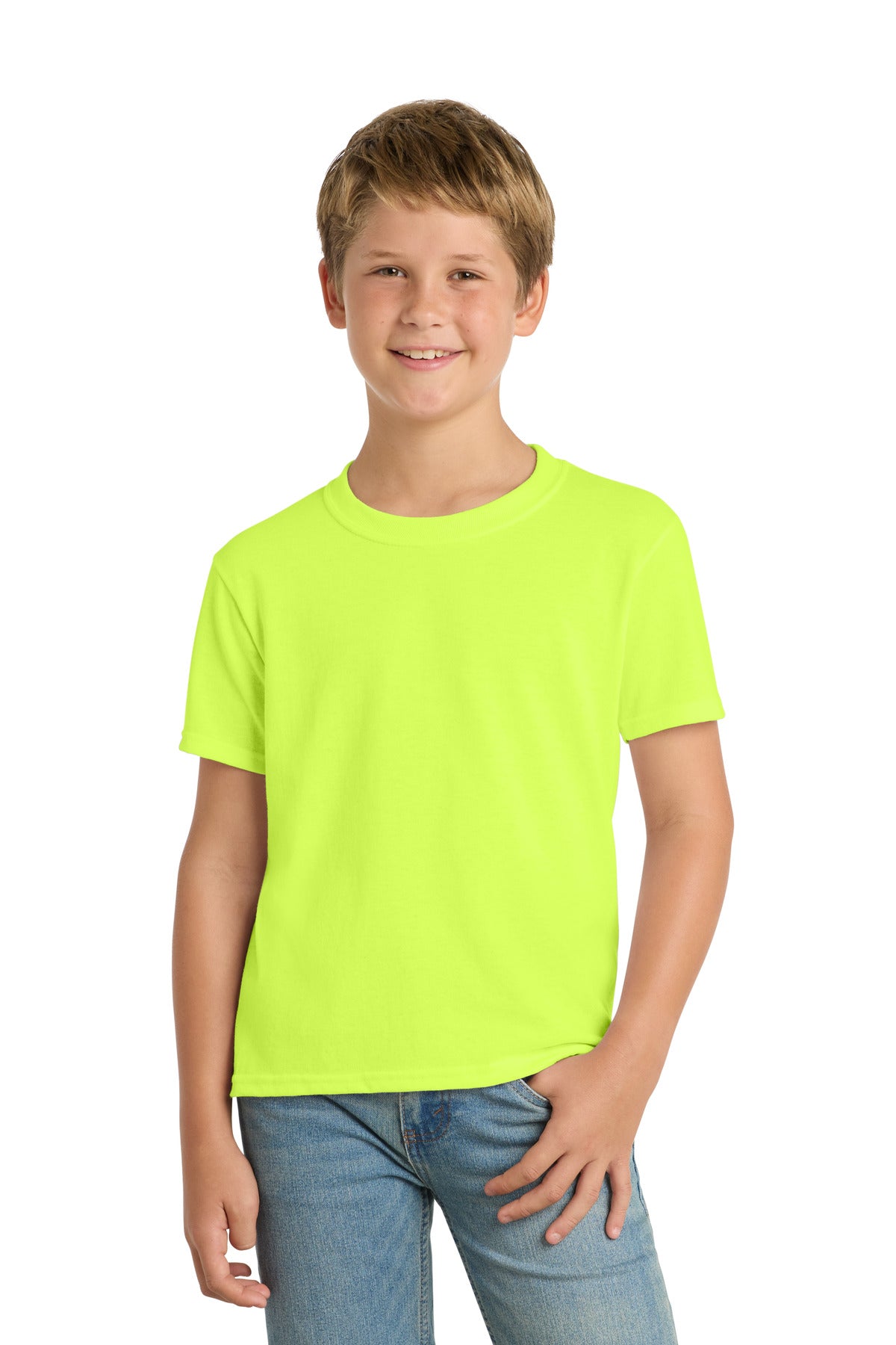 Port & Co   Youth Core Blend Tee.  PC55Y