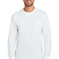 Port & Co   Tall Long Sleeve Essential Pocket Tee. PC61LSPT