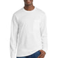 Port & Co   Tall Long Sleeve Essential Pocket Tee. PC61LSPT