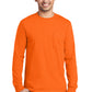 Port & Co   Long Sleeve Essential Pocket Tee.  PC61LSP
