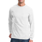 Port & Co   Tall Long Sleeve Essential Pocket Tee. PC61LSPT